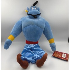 Disney Store Aladdin Genie Plush Blue Stuffed Toy 18 Inch NWT