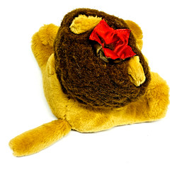 Hallmark Lion Plush Heart & Bow 10″ Sitting Down Stuffed Animal Toy King Plushie