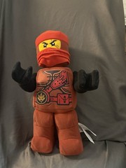 LEGO Ninjago Kai Red Ninja Plush 13” SKU EU Hand wash Only Got At Legoland