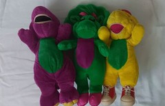 Barney, Baby Bop & BJ Dinosaur Plush Set from Barney & Friends Lyons Group