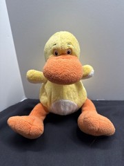 Nuby Luv N Care Plush Yellow Orange Tickle Toes Duck Stuffed Toy NON-Working