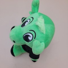 Toro Verde Puerto Rico Green Bull Plush Mascot Stuffed Animal Souvenir 7in