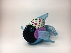 Webkinz Lil’ Kinz HS524 Polka Back Fish 7” Plush (No Code)