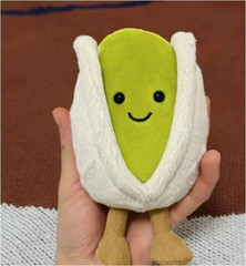 JELLYCAT 12cm Pistachio Nut Plush Toy – Cute Soft Stuffed Plushie Doll Gift