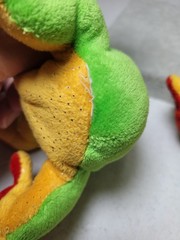 Webkinz Ganz Lil Kinz Green Tree FROG Plush Stuffed Animal Amphibian Toad HS109
