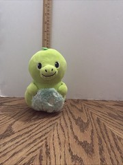 Snowflake HOLIDAY TIME CHRISTMAS GREEN DINOSAUR PLUSH 6.5″