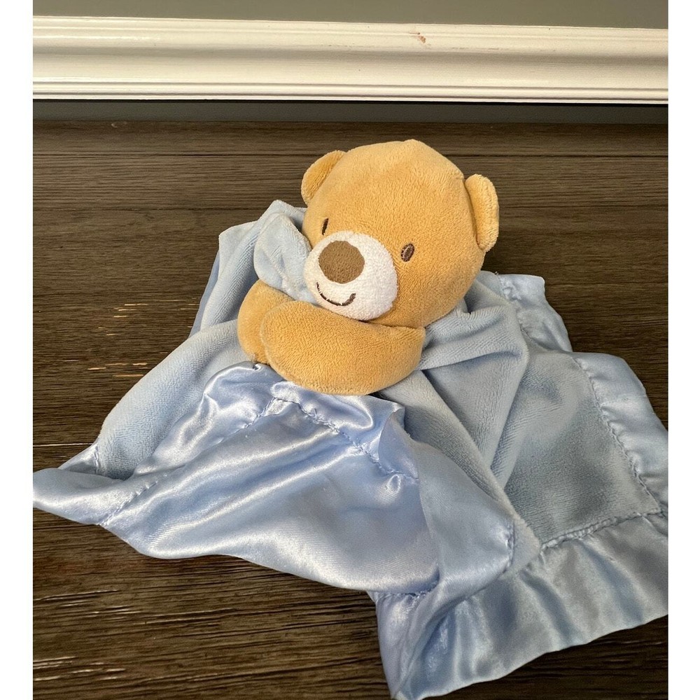 Baby Starters Lovey Rattle Bear Thank Heaven For Little Boys Blanket Lovie Plush