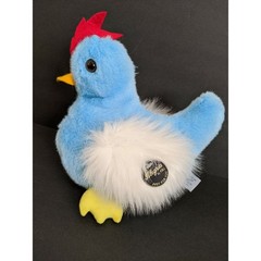 Allegria by PMI P.M.I Blue Hen Chicken Stuffed Plush Animal Farm Bird 10″ Soft
