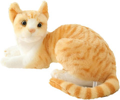 Orange Tabby Cat Stuffed Animal Baby Stuffed Animal Cat Plush Toy Shorthair Cat