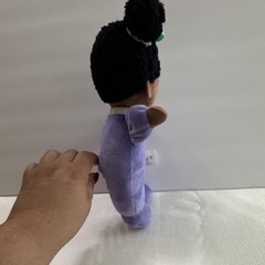 Ouozzz My First Doll Purple/Black Soft Plush Doll Small 6-14″