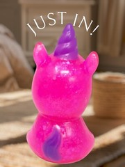 JoeTrend Squishy Squeezeable Pets- Unicor PINK Mushy Flabby Floppy Spongy