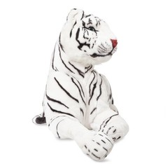 Melissa Doug Giant Siberian White Tiger – Lifelike Stuffed Animal