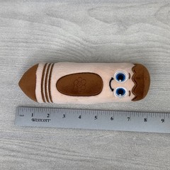 Baby First TV Plush Color Crew Talking Orange Brown Crayon 8″ WORKS!