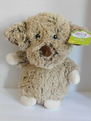 Puppy Dog Infant Rattle Plush Stuffed Animal w/ Krinkle Ears
