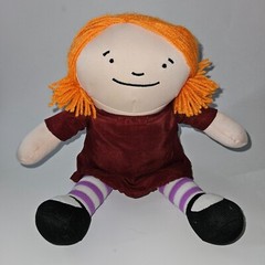 Usborne Books Cordelia Plush Doll 12″ Toy Character Kane Miller Orange Hair Girl