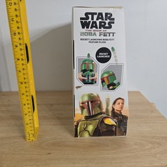 STAR WARS The Book of Boba Fett Rocket Launching Boba Fett Feature Plush NIB