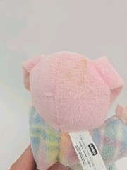 Rare Vintage Playskool Snuzzles Bunny Plush Pink Plaid 1996 Rabbit Stuffed