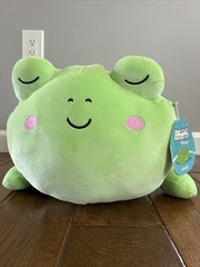 Squishmallows Sleepamallows Limell Green Frog with Blue Spots 18″