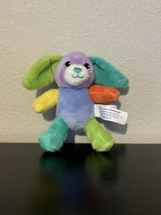 BUILD A BEAR WORKSHOP 5″ COLORBLOCK BUNNY RABBIT GOLDEN MYSTERY EGG MINI PLUSH