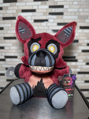 2026 Jazwares Five Nights at Freddy’s NIGHTMARE FOXY 8” FNAF Plush GITD eyes