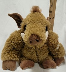 Dan Dee’s Collector Choice Warthog Wild Boar Plush Animal XOXO Rose Embroidered