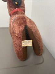 Vintage 1960s Carnival Prize DONKEY Plush Toy Stuffed Antique VGC