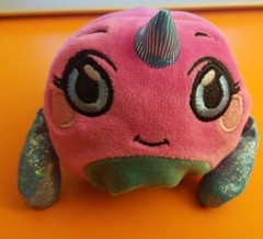MUSHMEEZ NATALIE NARWHAL WHALE MUSH MEEZ 6″ SOFT MOLDABLE PLUSH 2019 (B73)
