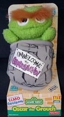 Oscar the Grouch Plush – The Adventures of Elmo in Grouchland – FP