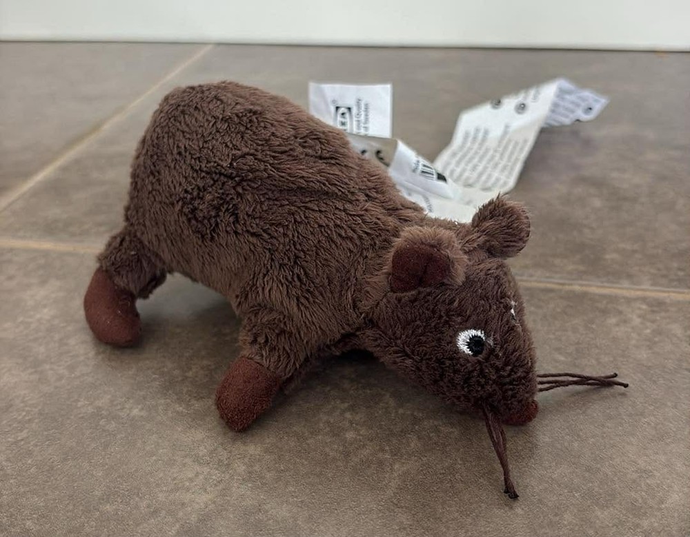 IKEA Gosig Mus Brown Mouse Plush Stuffed Animal Toy 5.25″ Mini