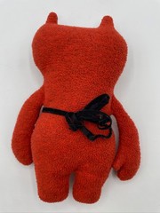 Ugly Doll Dog Minimum Wage Plush Stuffed Monster Red 8″ 2005 Orange Apron