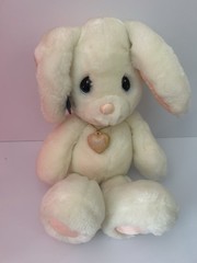 Applause Precious Moments Snowball Bunny Rabbit Plush White 1985 #4559 T1