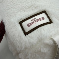 Hershey’s S’mores Smooshy Marshmallow Plush White Brown Embroidered Stuffed Toy