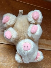 Inter-prasent GMBH Tan Plush w Pink Felt Accents Chubby Pig Biggie Stuffed Anima