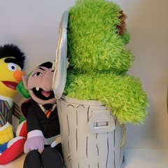 Sesame Street Plushes Bert The Count Oscar the Grouch 2018-19 See Description!