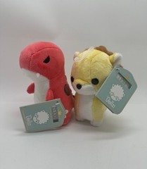 Bellzi Rexxi Tyrannosaurus & Lioni The Lion Plush Lot