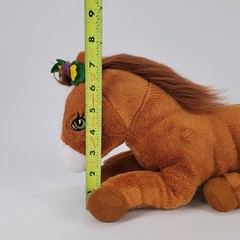 Little Brownie Bakers Originals Plush Brown Horse Flower 12 Inch Stuffed Animal