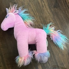 Build A Bear BAB Beary Fairy Friends Pink Rainbow Unicorn Plush Toy 15″