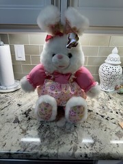 Easter Bunny Rabbit 20″ B&B LIGHT SING Pink Peter Cottontail Stuffed Animal Toy