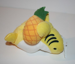 Crazy Shirts Sharka Surf Co. Yellow Baby Shark Pineapple Plush 7″