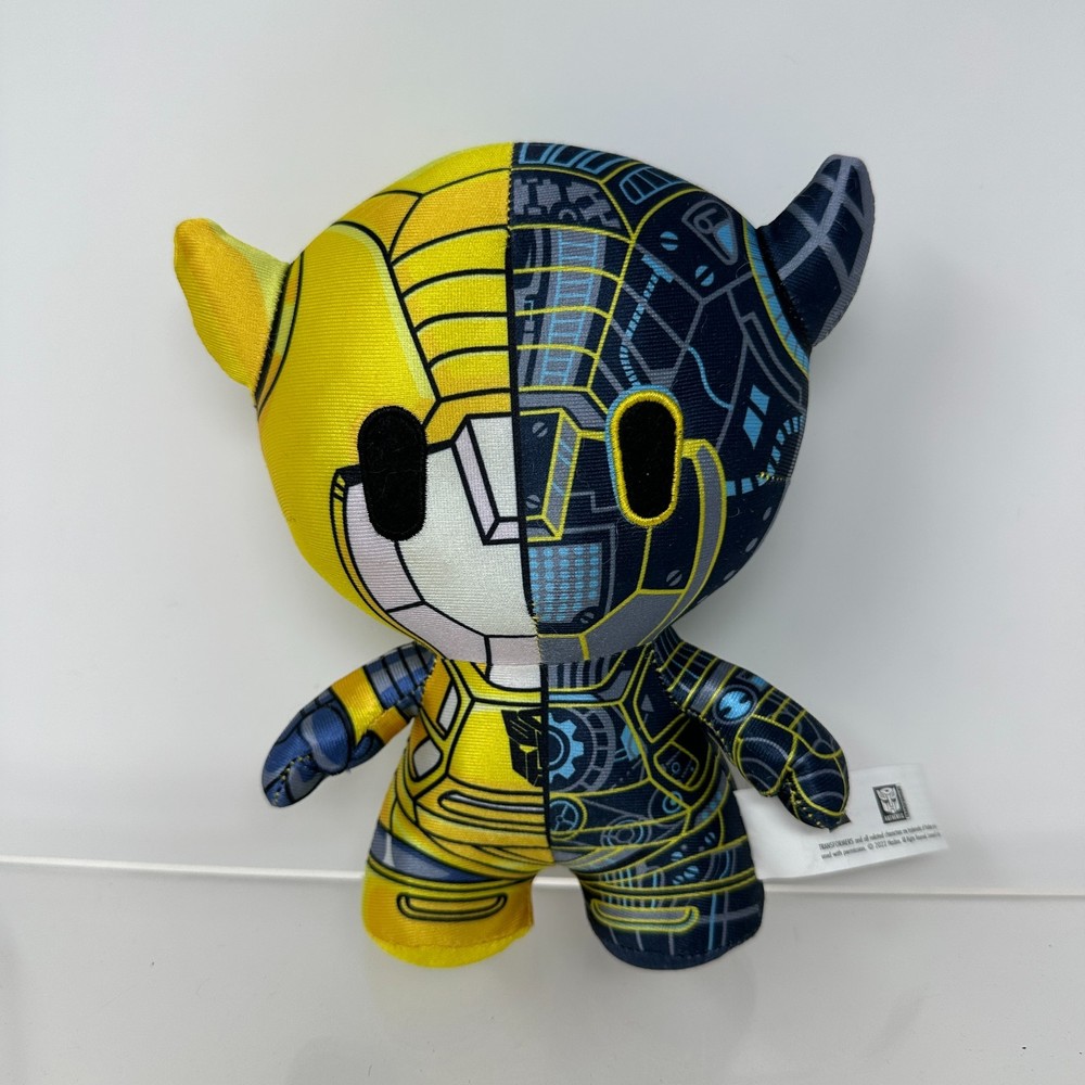 Hasbro Transformers Bumblebee Standing Yellow Plush Stuffed Toy Animal 2022 7″