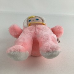 Vintage 1982 Amtoy Baby Soft Touch Plush 10″ Doll Wind Up Musical Stuffed Toy
