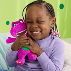Barney’s World Toddler Toy 8-Inch Barney Plush Dinosaur Character for Preschool