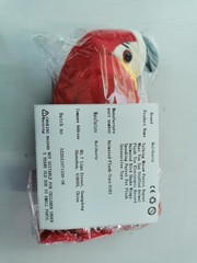Talking Macaw Parrot Repeat What You Say Stuffed Animal Plush 8.5 Inch, Red