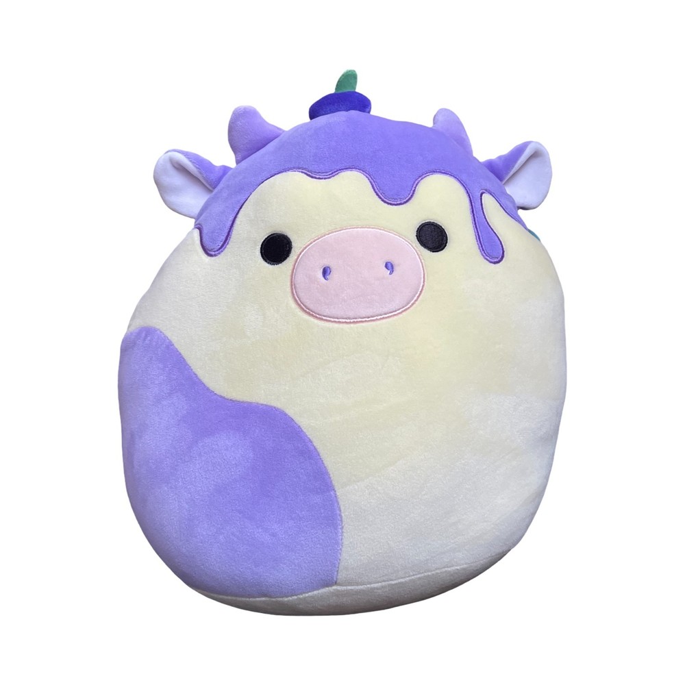 Squishmallows Original Benito the Blueberry Cheesecake Cow 12-inch Plush – NWT