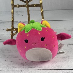 Squishmallows Gwendolyn the Strawberry Bat Hybrid 5 Inch Soft Plush New