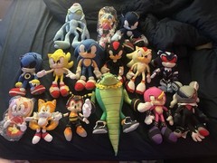 Sonic Plush Lot Great Eastern Entertainment Huge Used Good Condition