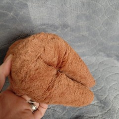 Vintage Mary Meyer Brown Teddy Bear Plush Big Eyes 9” 1950s 1960s Vtg Vermont