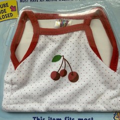 Webkinz Clothing Cherry Tank Top W/ Online Code Ganz Plush Dog Cat Outfit New