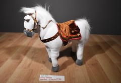 Disney Store Tangled Rapunzel White Steed Horse Maximus Plush(310-853-1)