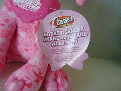 Raising Canes Limited Edition Breast Cancer Awareness Puppy Plush